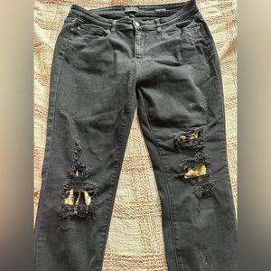 Black Judy blue jeans